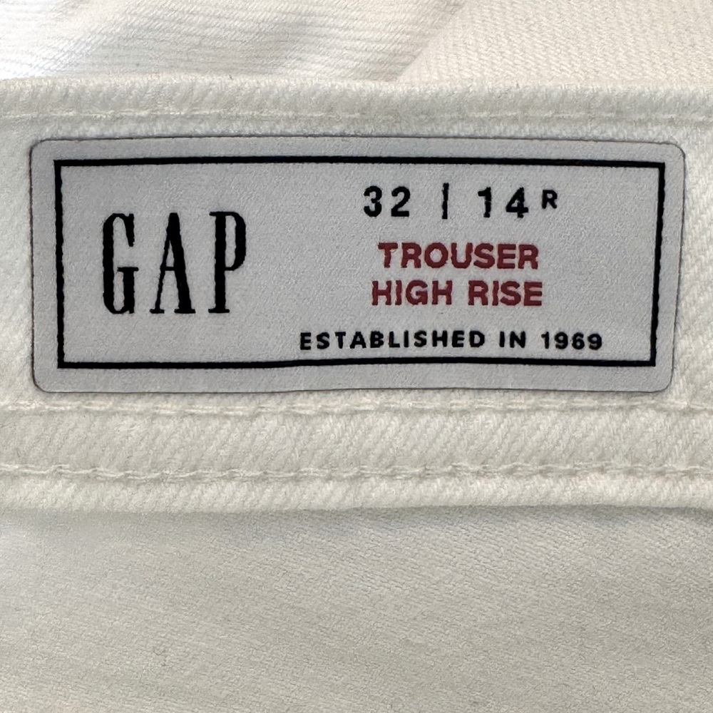 GAP High Rise Wide Leg Trousers - Picture 7 of 9